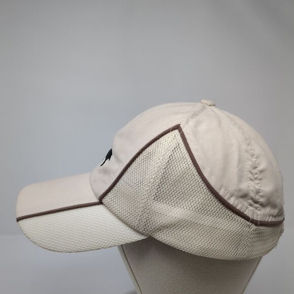 Gabriel Feliu Pedro SL Strapback Hat Tan 57cm Adjustable Embroidered Breathable - Picture 3 of 10